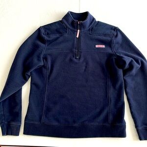 Vineyard Vines 1/4 zip Sweatshirt, Size Med,
Navy Blue